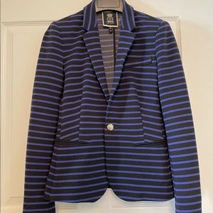 Juicy Couture Slim Fit Blazer blue stripe XS